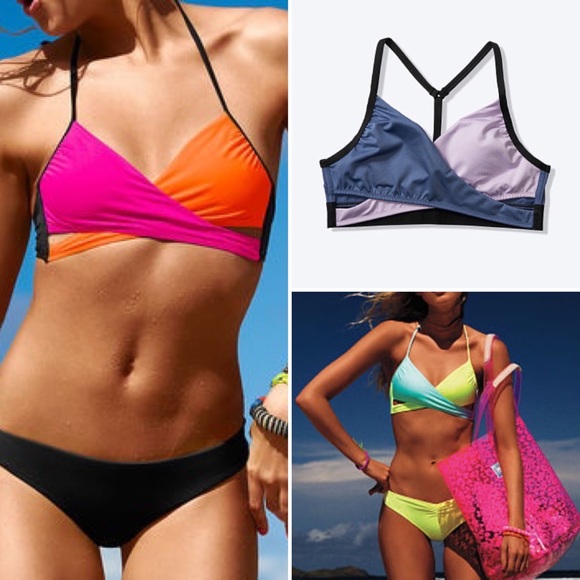 VS PINK 💞 Gym to Swim Bodywrap Sports Bra - Picture 3 of 7